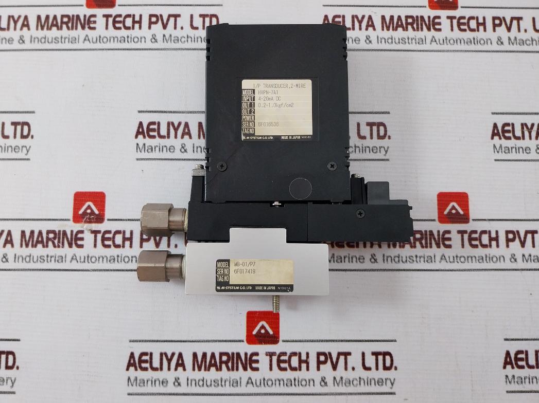 M-system Hvpn-7A1 2-wire I/P Transducer Mb-01/P7 4-20Ma Dc, 0.2-1.0 Kgf/Cm2