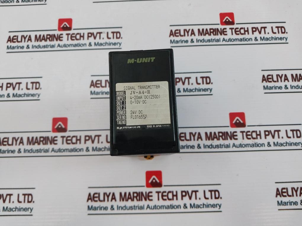 M-system Jv-a4-r Unit Signal Transmitter 4-20Ma Dc (250ω)