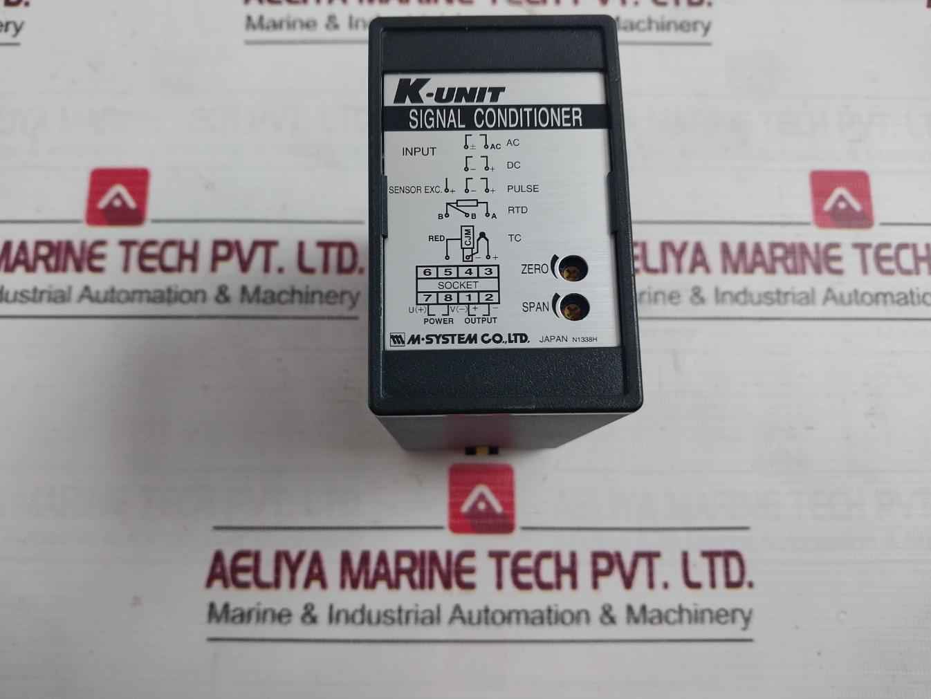 M-system Kvs-5A-h/K Signal Conditioner 0-5V Dc 220V Ac