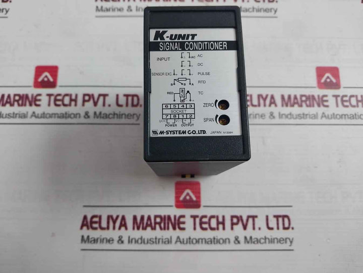 M-system Kvs-5A-h/K Signal Conditioner 0-5V Dc 220V Ac