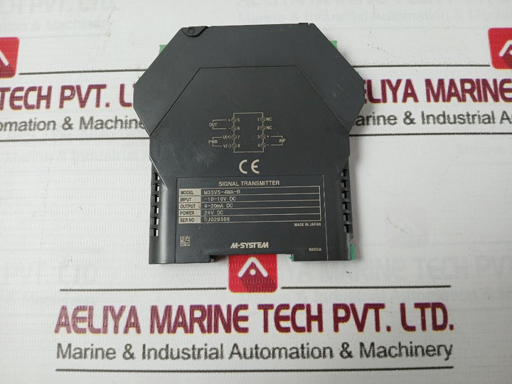 M-system M3Svs-4Wa-r Signal Transmitter 4-20Ma Dc 24V Dc N4359A