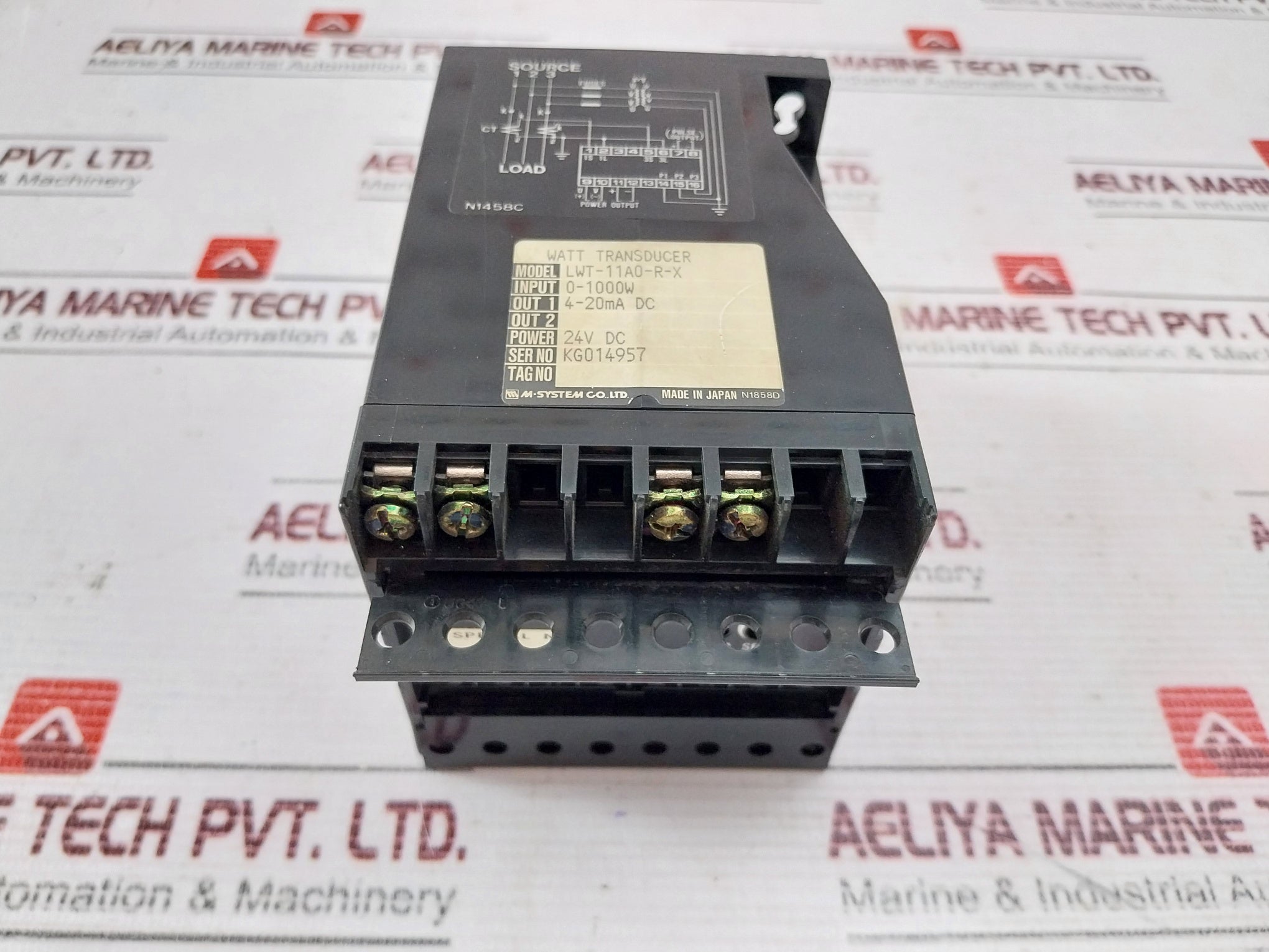 M-system Lwt-11A0-r-x Watt Transducer 0-1000W