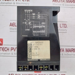 M-system Lwt-11A0-r-x Watt Transducer 0-1000W