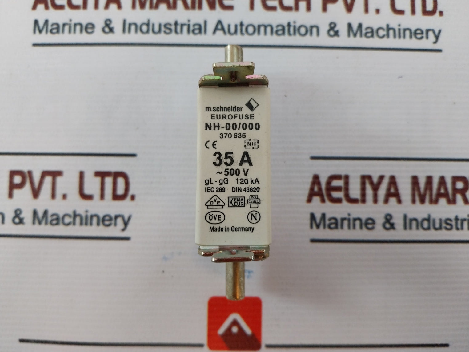 M.Schneider Nh-00/000 Eurofuse Gl-gg 35A 500V Iec 269