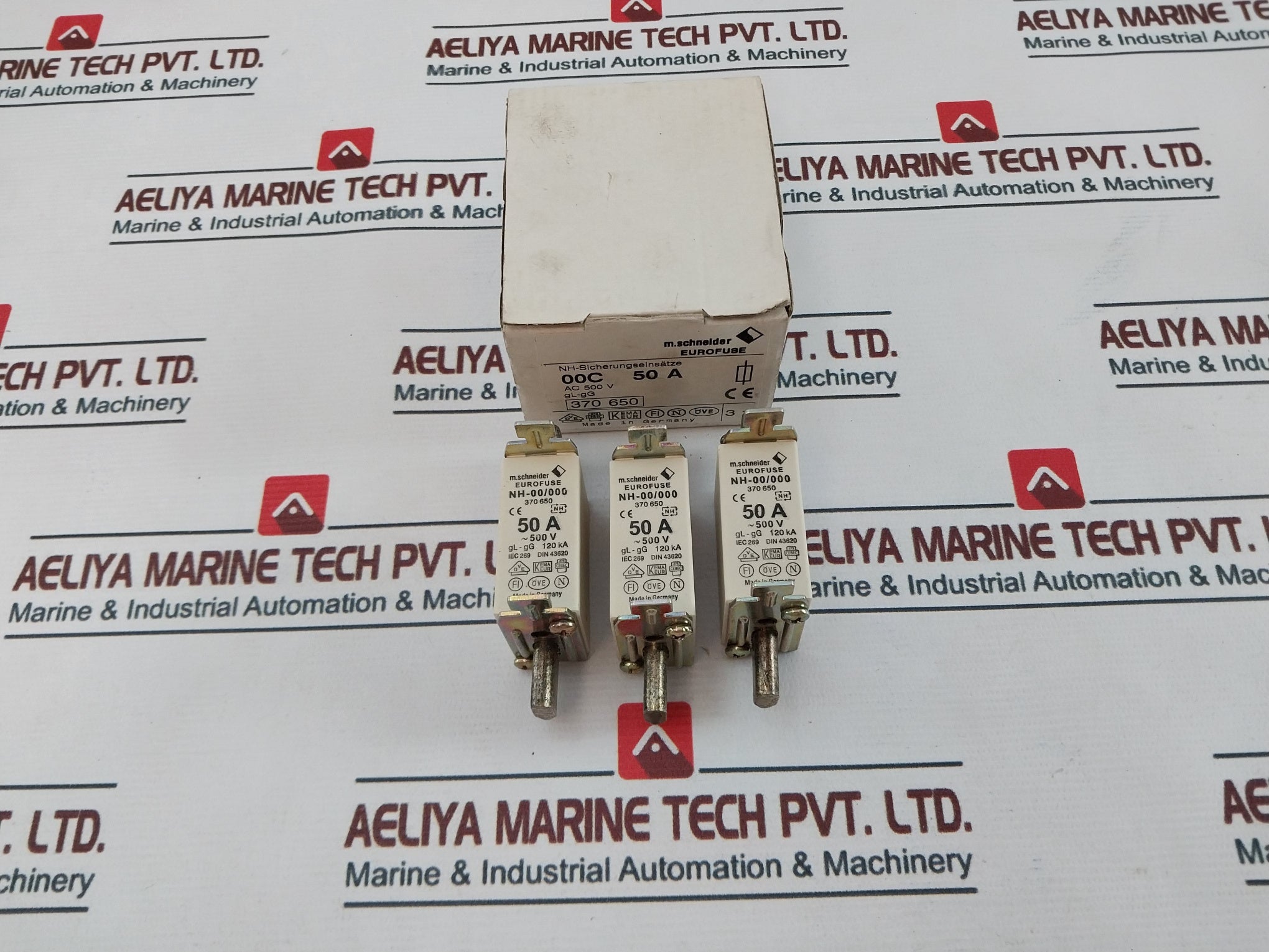 M.Schneider Nh-00/000 Eurofuse Gl-gg 50A Iec 269 Din 43620