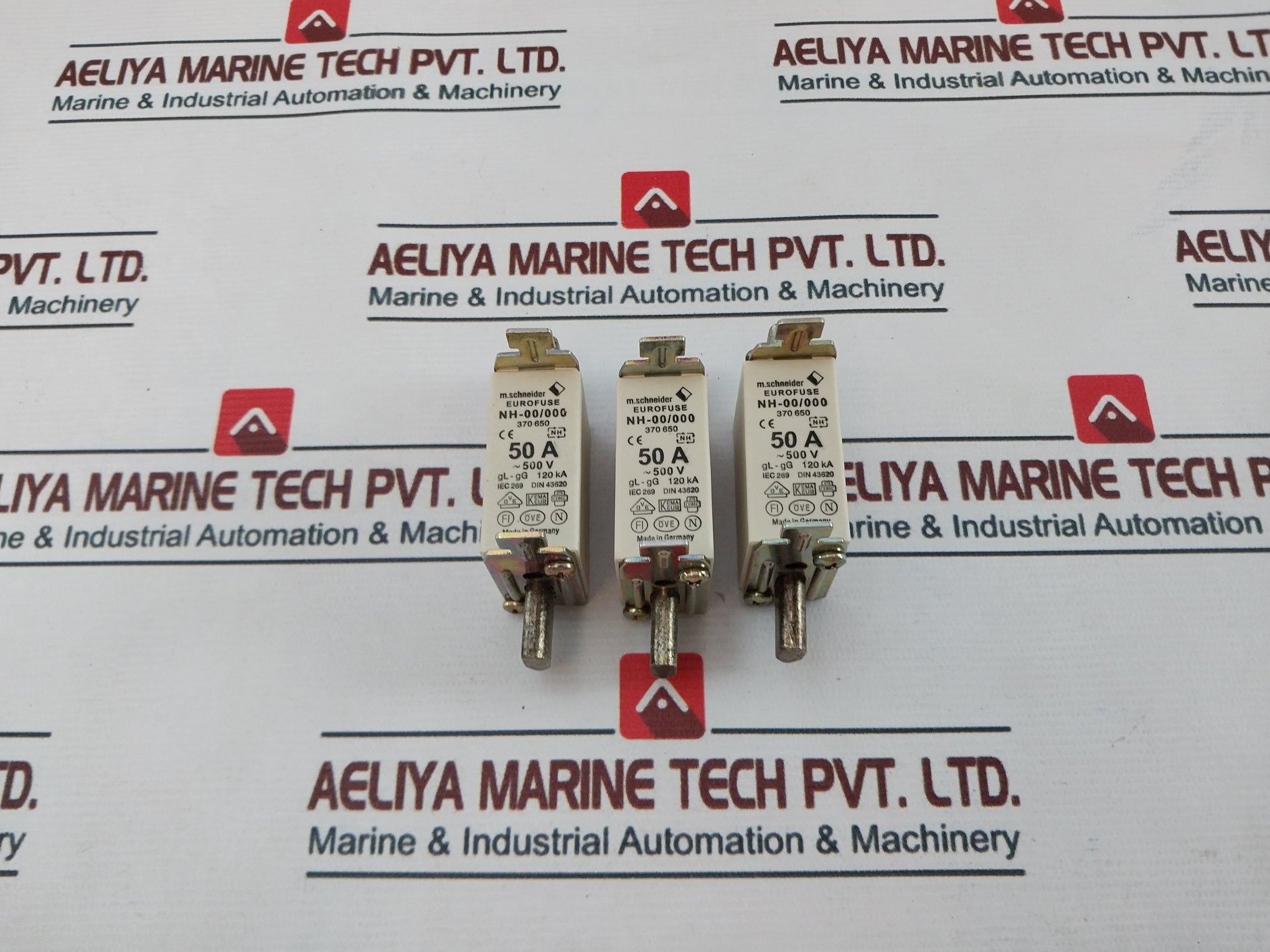 M.Schneider Nh-00/000 Eurofuse Gl-gg 50A Iec 269 Din 43620