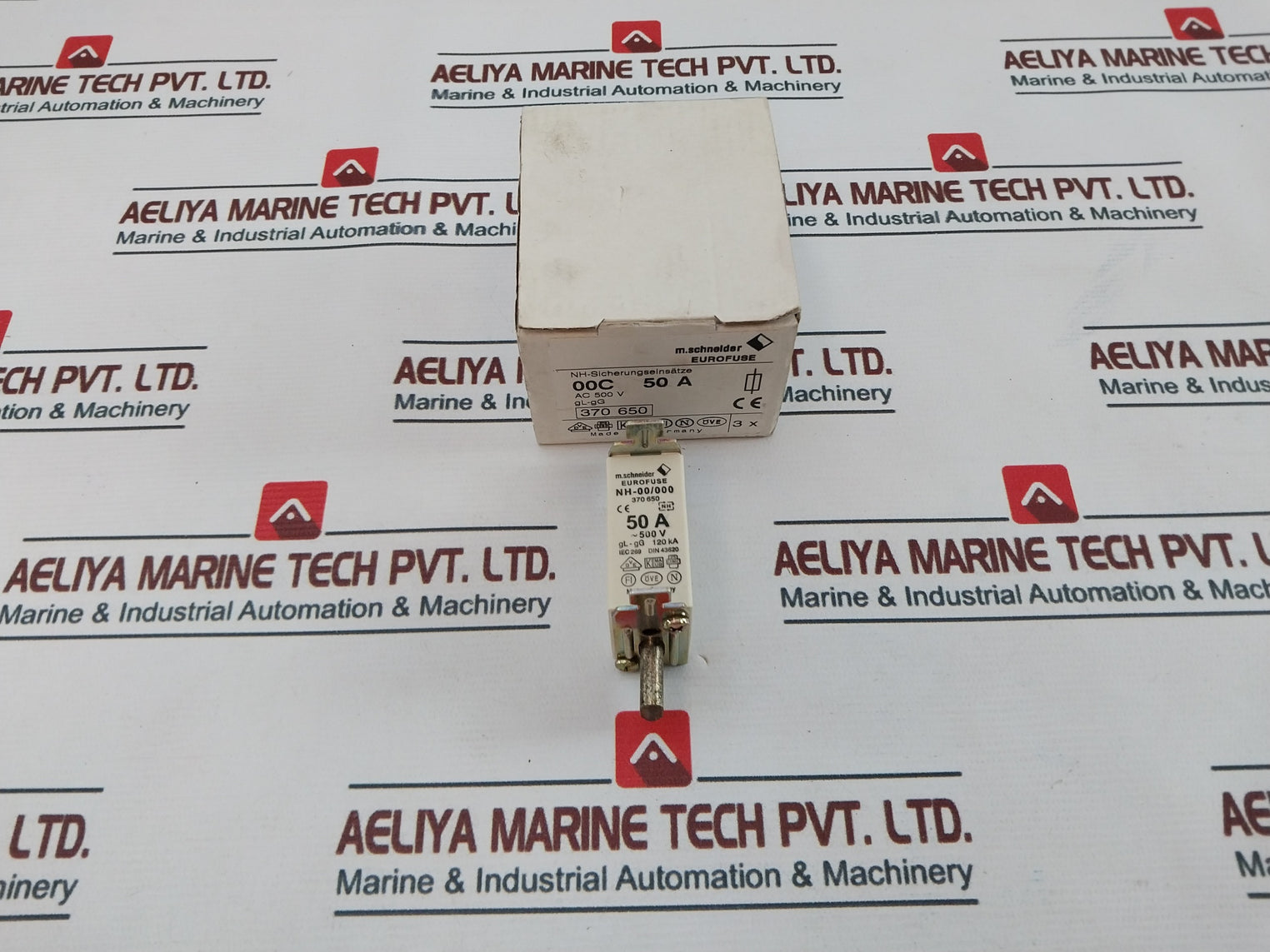 M.Schneider Nh-00/000 Eurofuse Gl-gg 50A Iec 269 Din 43620