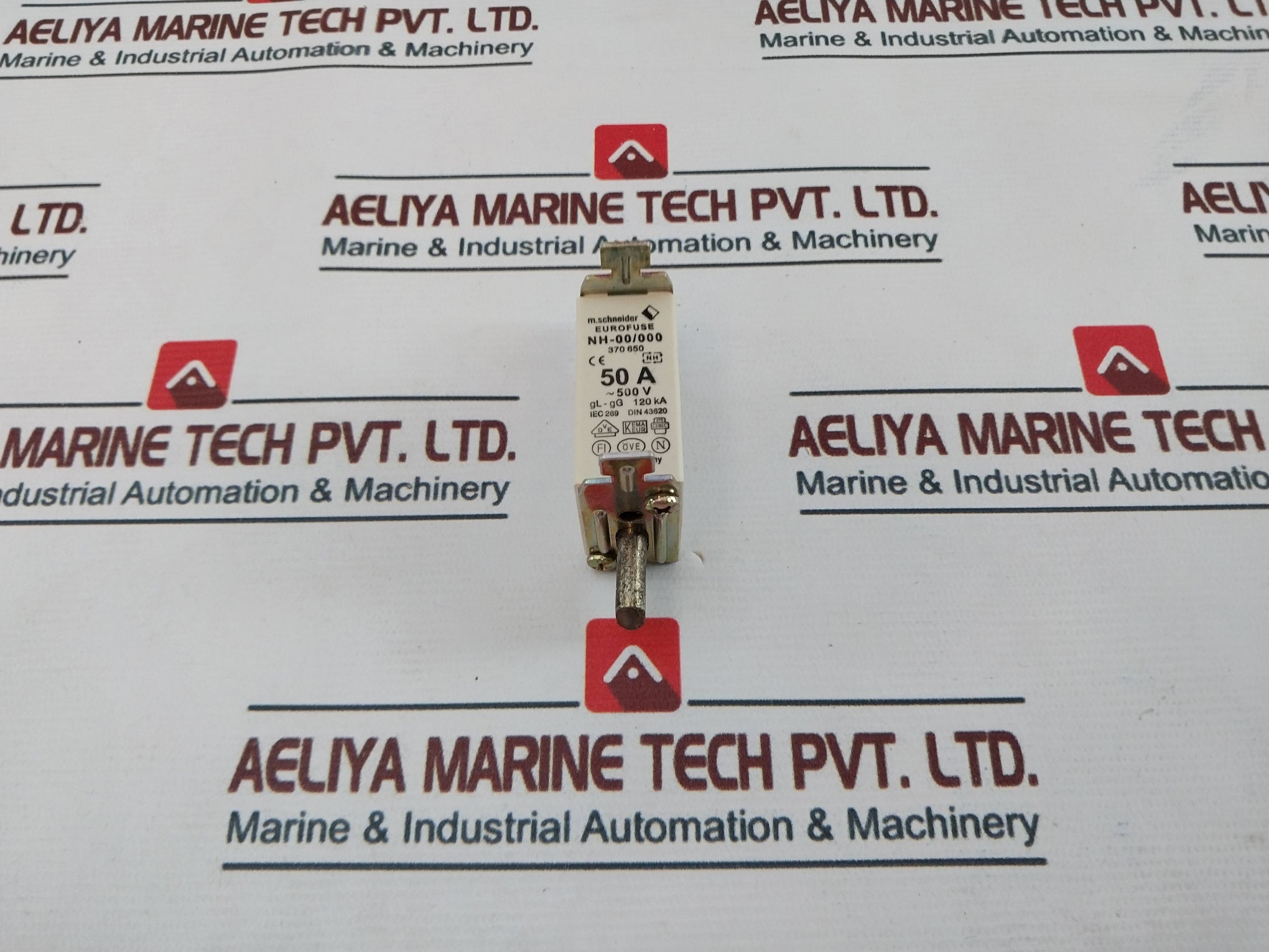 M.Schneider Nh-00/000 Eurofuse Gl-gg 50A Iec 269 Din 43620