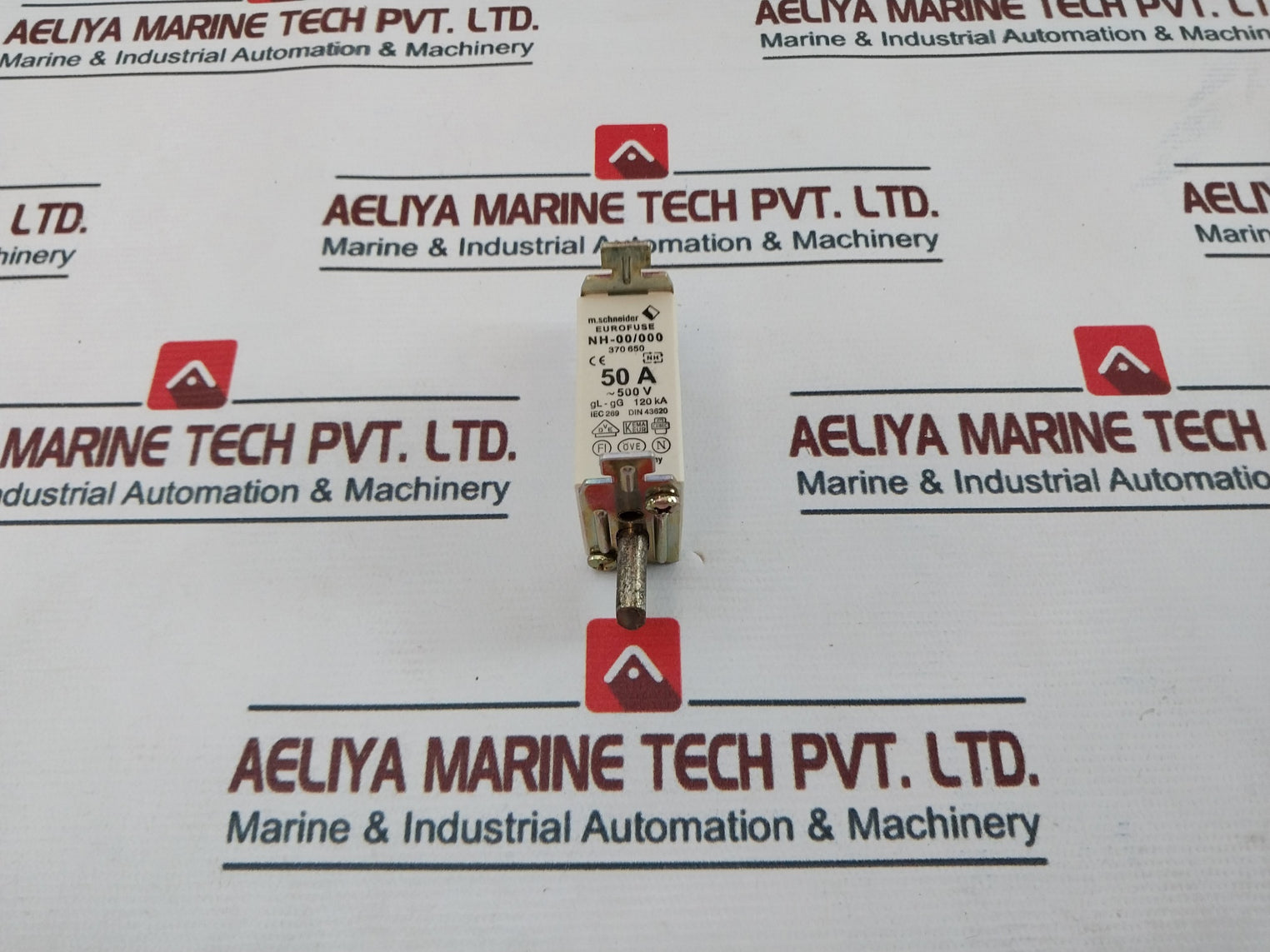 M.Schneider Nh-00/000 Eurofuse Gl-gg 50A Iec 269 Din 43620