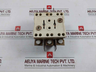 M.Schneider Nh-00/000 Eurofuse Holder W/ Fuses Gl-gg 120Ka Ac500V Vde0636/2