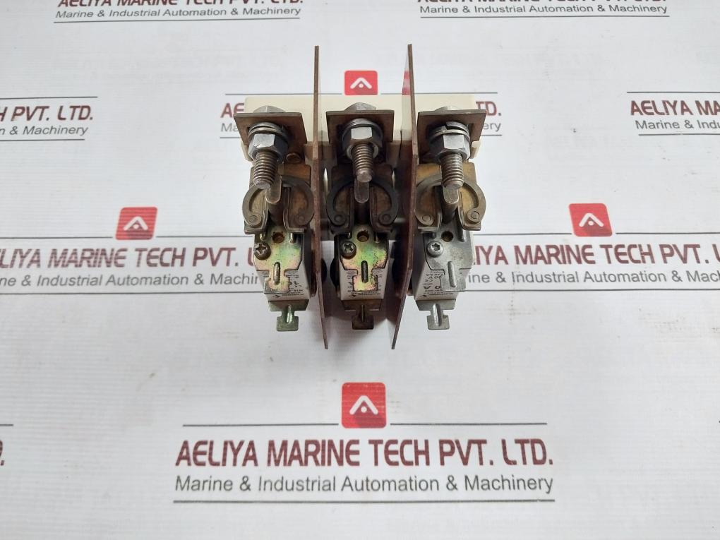 M.Schneider Nh-00/000 Eurofuse Holder W/ Fuses Gl-gg 120Ka Ac500V Vde0636/2