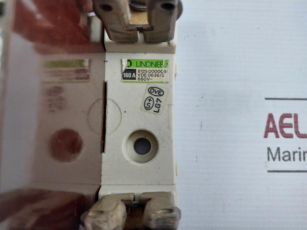 M.Schneider Nh-00/000 Eurofuse Holder W/ Fuses Gl-gg 120Ka Ac500V Vde0636/2