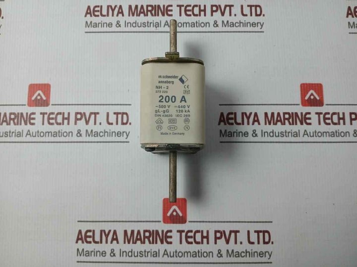 M.Schneider Nh-2 Fuse Links Gl-gg 120 Ka 500V 200A