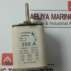 M.Schneider Nh-2 Fuse Links Gl-gg 120 Ka 500V 200A