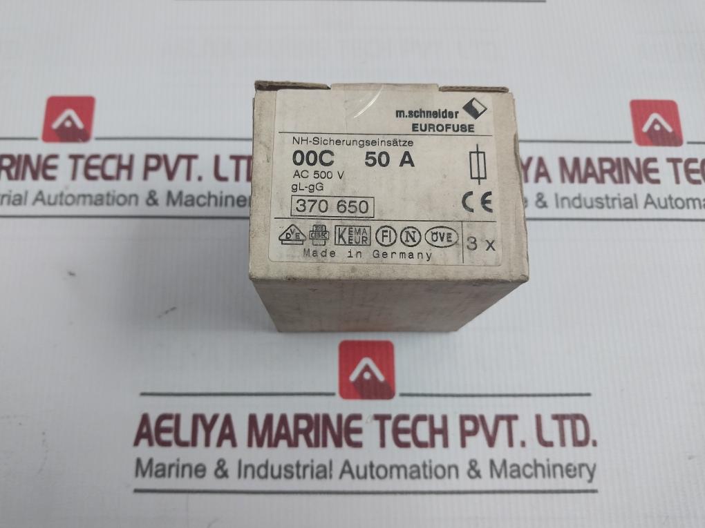 M.Schneider Nh-00/000 Nh Fuse Link 500V 120 Ka Din 43620