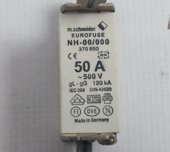M.Schneider Nh-00/000 Nh Fuse Link 500V 120 Ka Din 43620