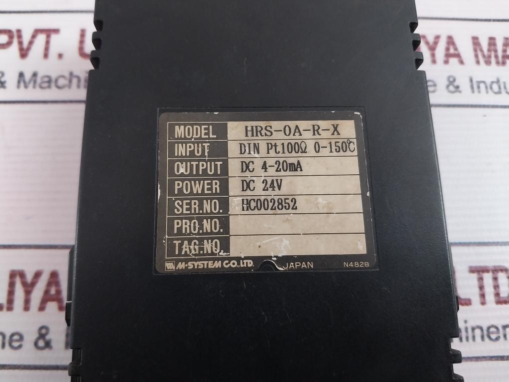 M.System Hrs-0A-r-x Transmitter 24Vdc