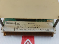 M08102-b9711 Siemens Mebumformer/Measuring Transceiver 0-120V 45-65 Hz