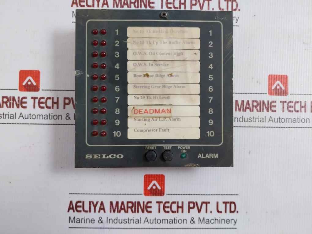 M1000-24-00B Alarm Annunciator 24V Selco