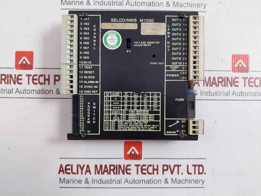 M1000-24-00B Alarm Annunciator 24V Selco