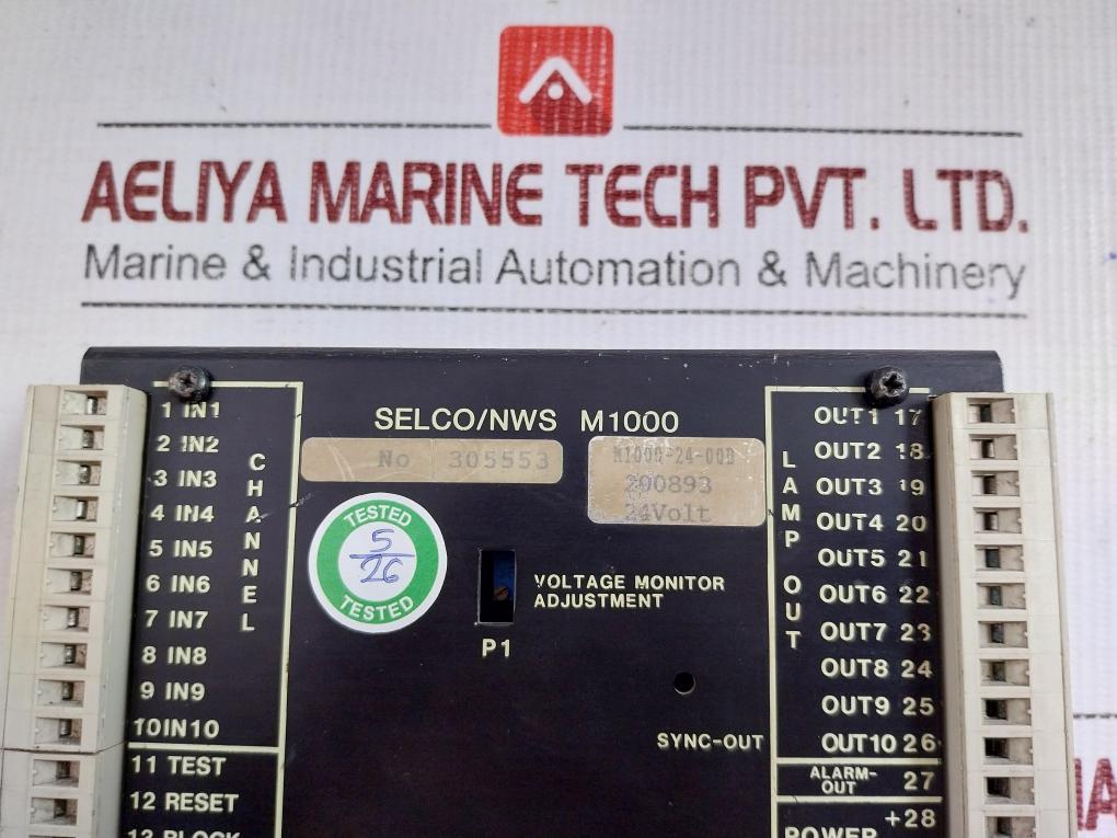 M1000-24-00B Alarm Annunciator 24V Selco