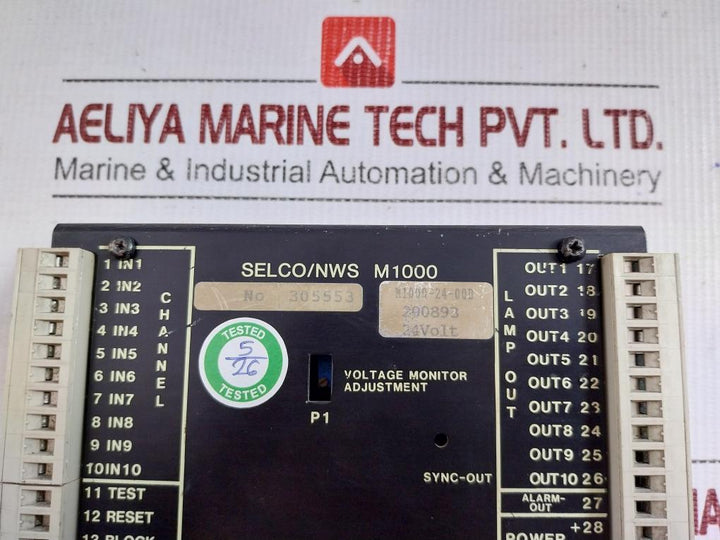 M1000-24-00B Alarm Annunciator 24V Selco