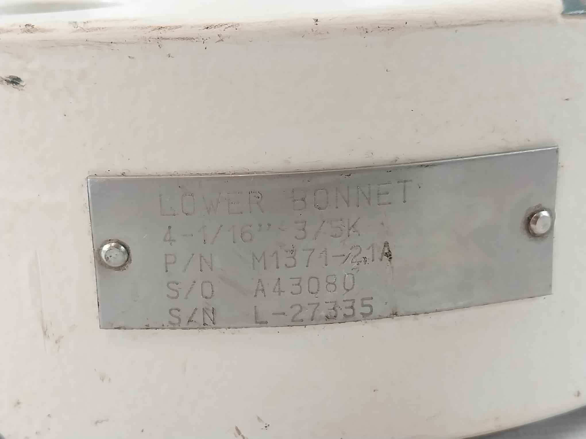 M1371-21A Upvc Flange With Gasket 4-1/16" 3/5K Rev 0