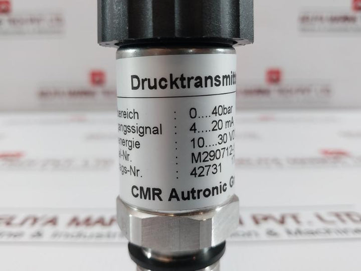 M290712-1 Cmr Autronic 0-40Bar 10-30Vdc Pressure Transmitter