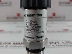 M290712-1 Cmr Autronic 0-40Bar 10-30Vdc Pressure Transmitter