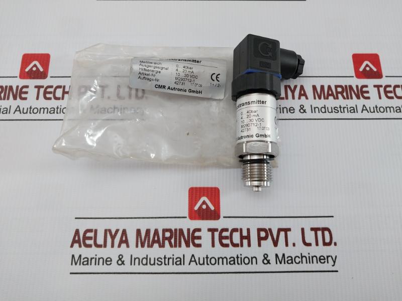 M290712-1 Cmr Autronic 0-40Bar 10-30Vdc Pressure Transmitter