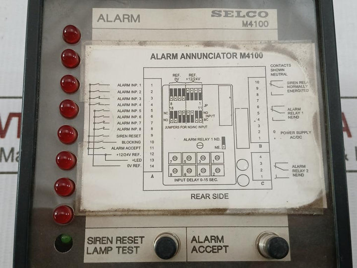 M4100-33 Alarm Annunciator Module 24V Selco