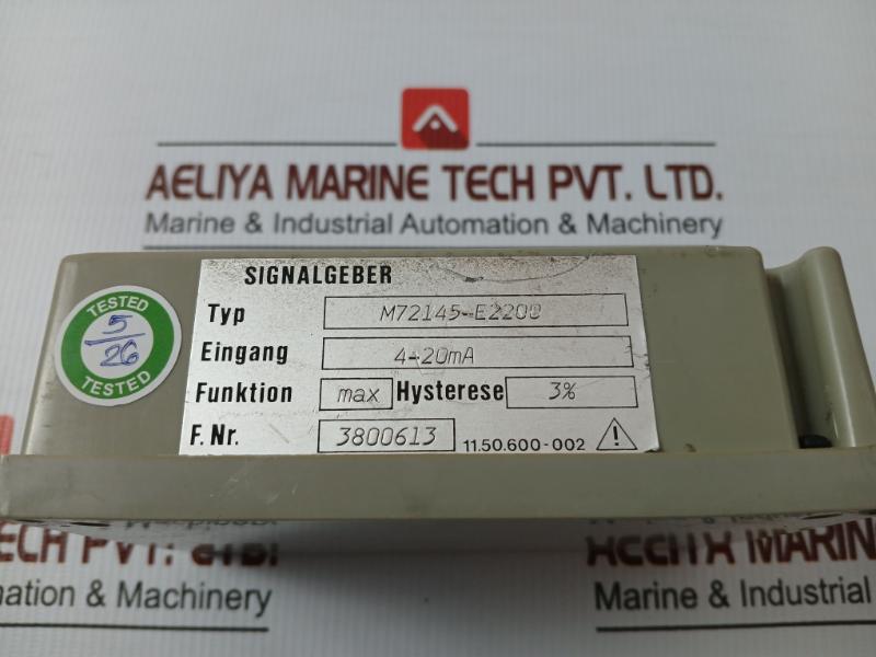 M72145-e2200 Siemens Signal Generator 4-20Ma