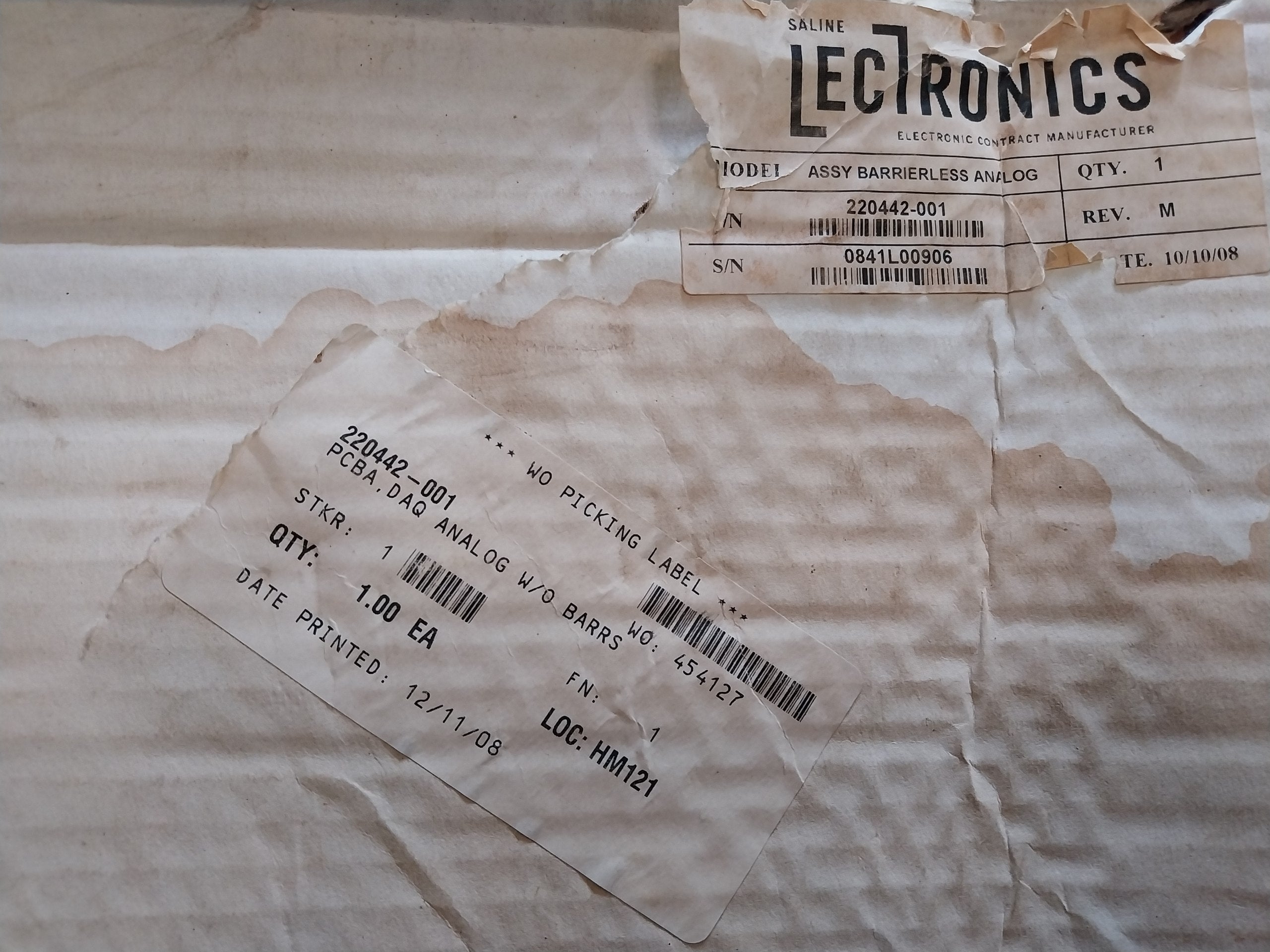 M/D Totco 2200442 Analog Barrierless Printed Circuit Board Assy. 40219505