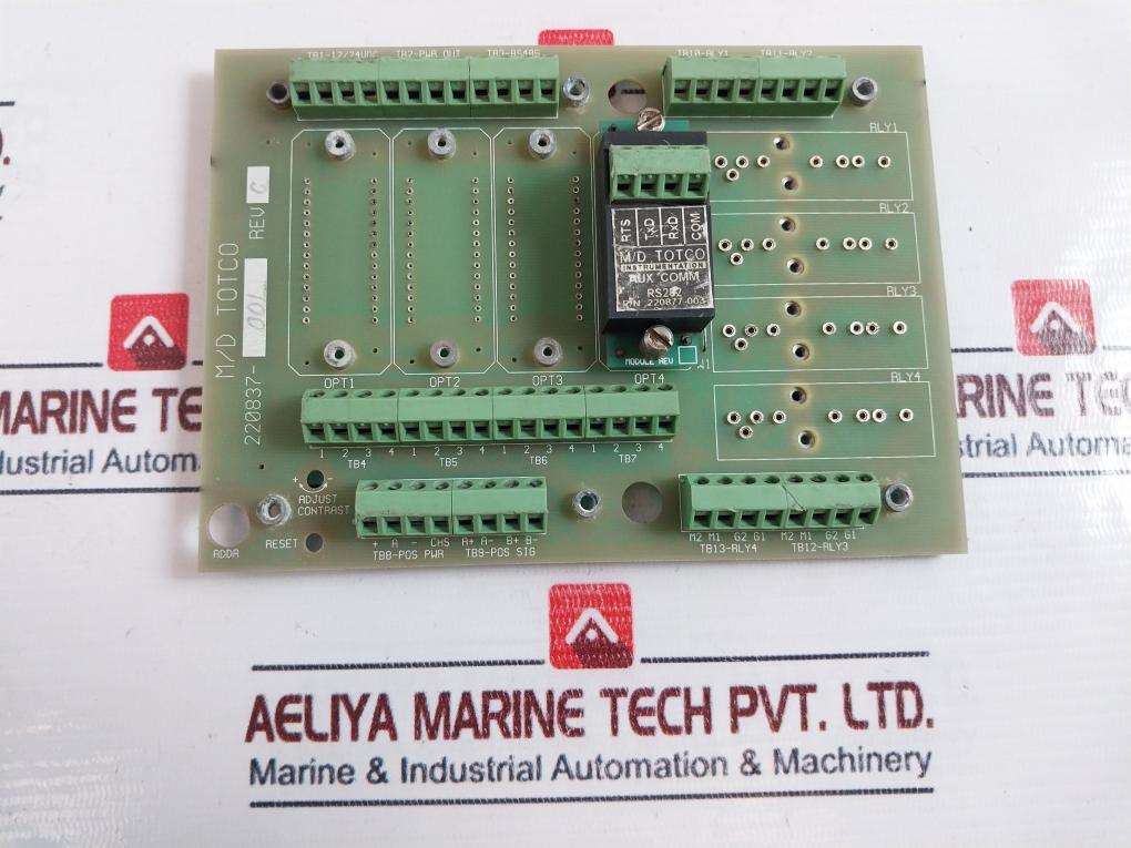 M/d Totco 220837-001 PCB Card Rev: C
