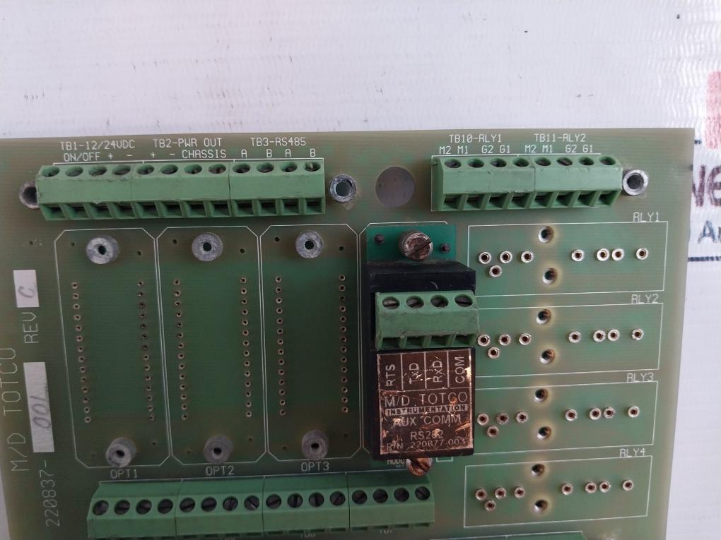 M/d Totco 220837-001 PCB Card Rev: C