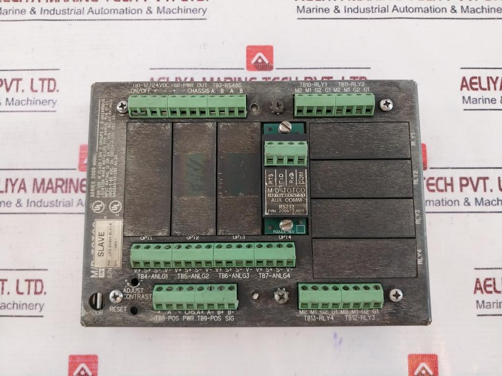 M/D Totco Lm2-e5995-slave Series 2000 Display Panel 220877-003/91-xx