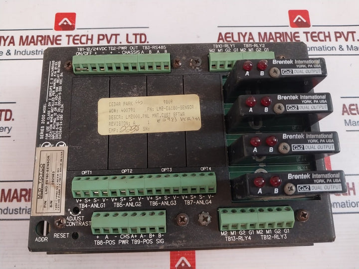 M/D Totco Lm2-e6180-sensor Display 12 Or 24 Vdc 13W