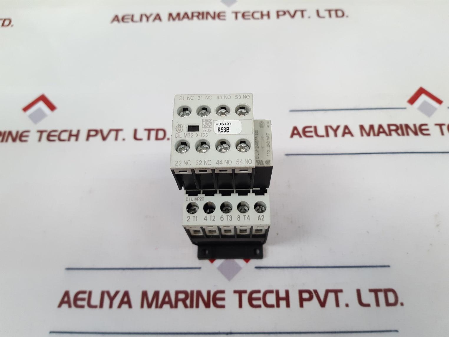 Moeller Dil M32-xhi22 Contactor With Auxiliary Block Dil Mp20, Dil M12-xspr 240