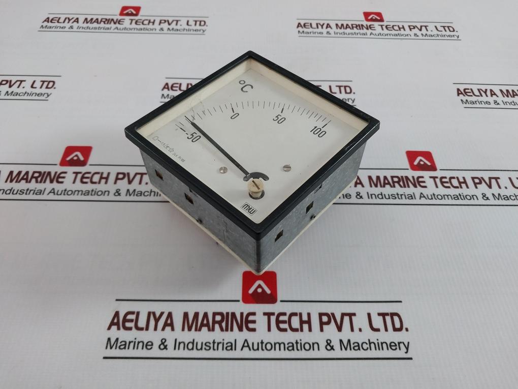 M&W Dbq 96 Analog Temperature Indicator Celsius 24V Pt100 Lt9 2X10Ω