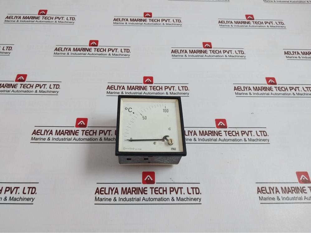 M&W Dbq 96 Analog Temperature Indicator Celsius Pt100 0-100 C 24V
