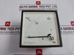 M&W Dbq 96 Analog Temperature Indicator Celsius Pt100 0-100 C 24V
