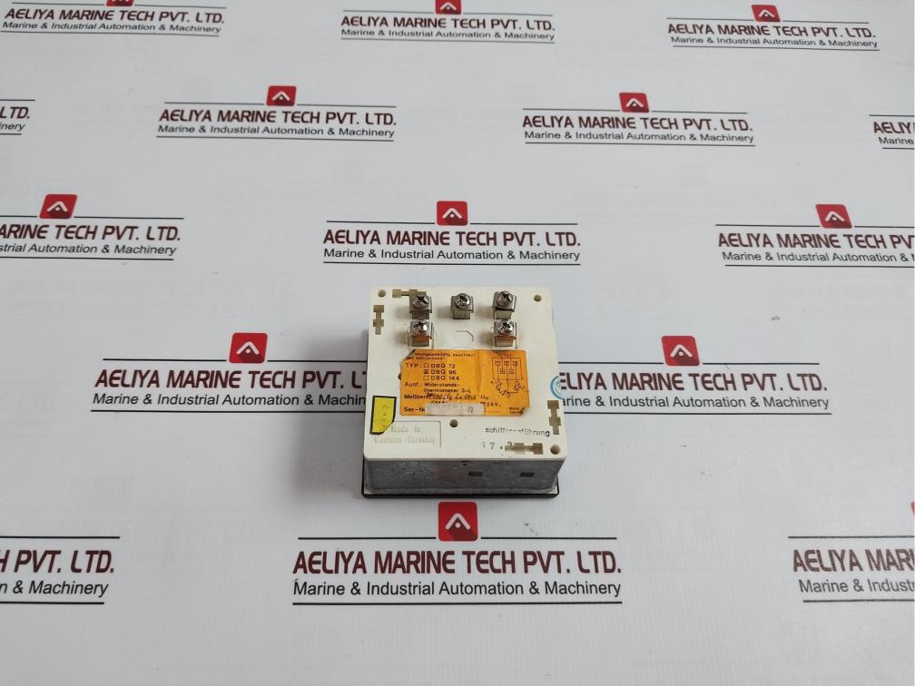 M&W Dbq 96 Analog Temperature Indicator Celsius Pt100 0-100 C 24V