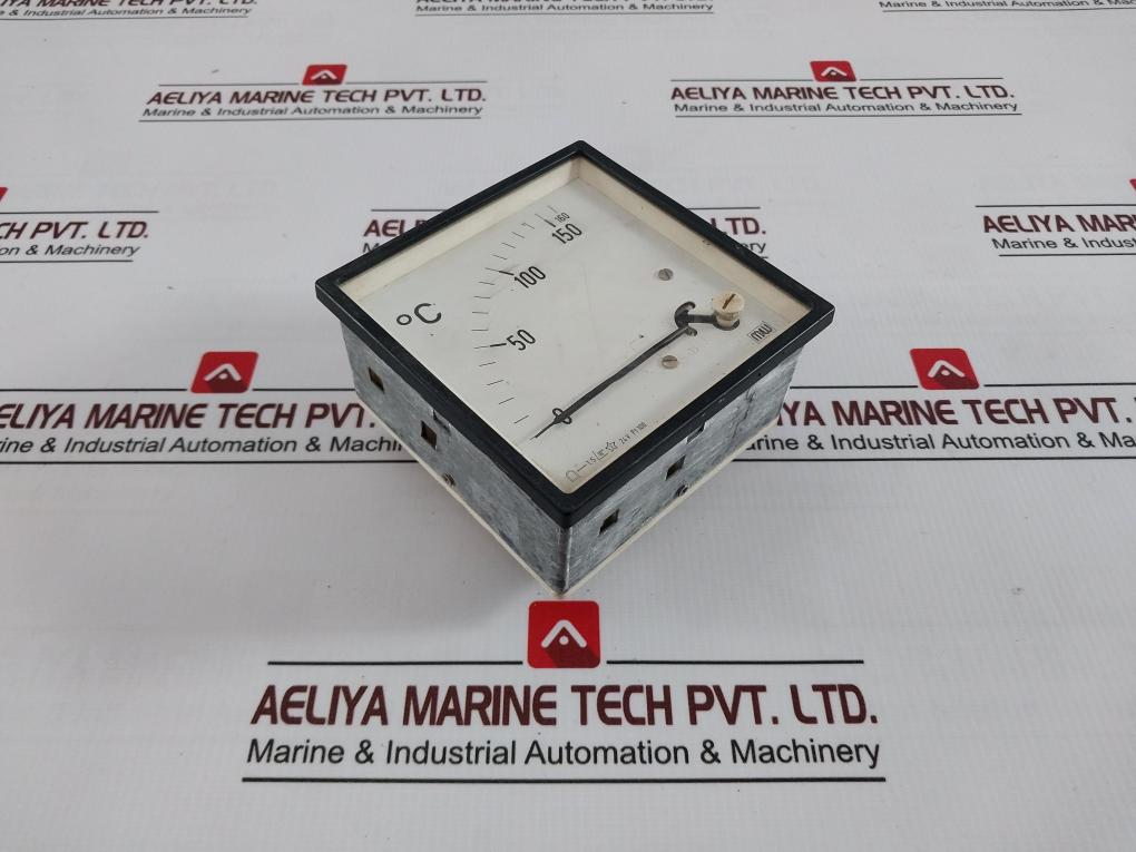 M&W Dbq 96 Analog Meter With Celsius Scale Pt100 24V Dc