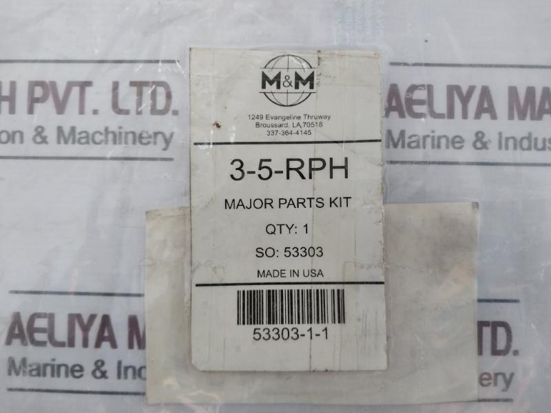 M&M 116483 3-5-F Spring Retainer and Major Repair Kit 3-5-RPH 3-5-EH 3-5-D1PH