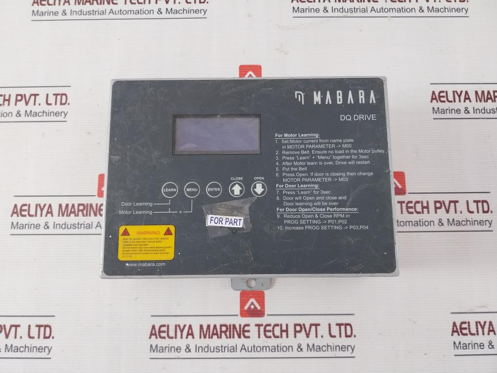 Mabara Dq Genesis Pm Door Drive Ver 0.4.B 220 Vac (Not Working)