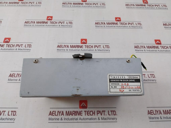 Mabara Dq Genesis Pm Door Drive Ver 0.4.B 220 Vac