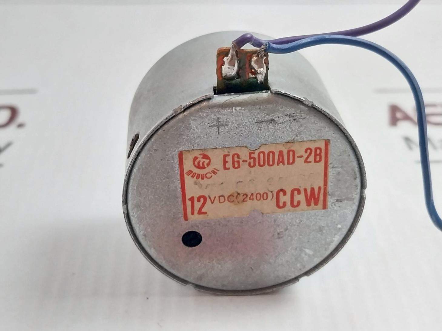 Mabuchi Eg-500Ad-2B Audio Motor 12Vdc (2400) Ccw