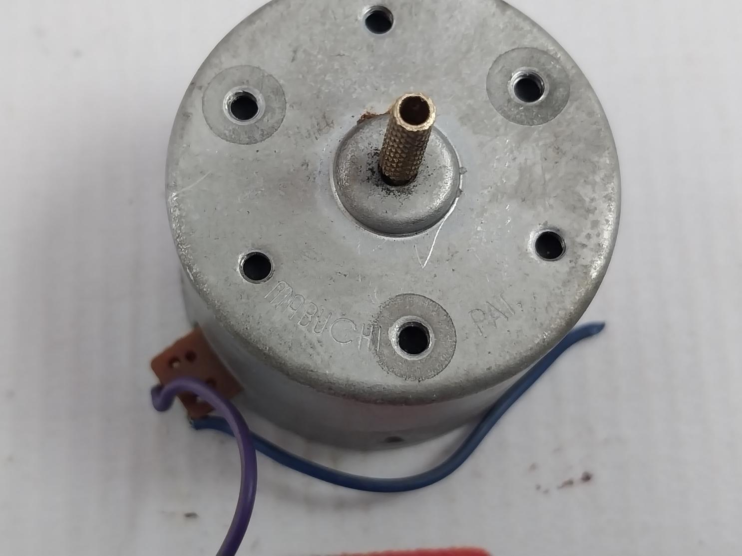 Mabuchi Eg-500Ad-2B Audio Motor 12Vdc (2400) Ccw