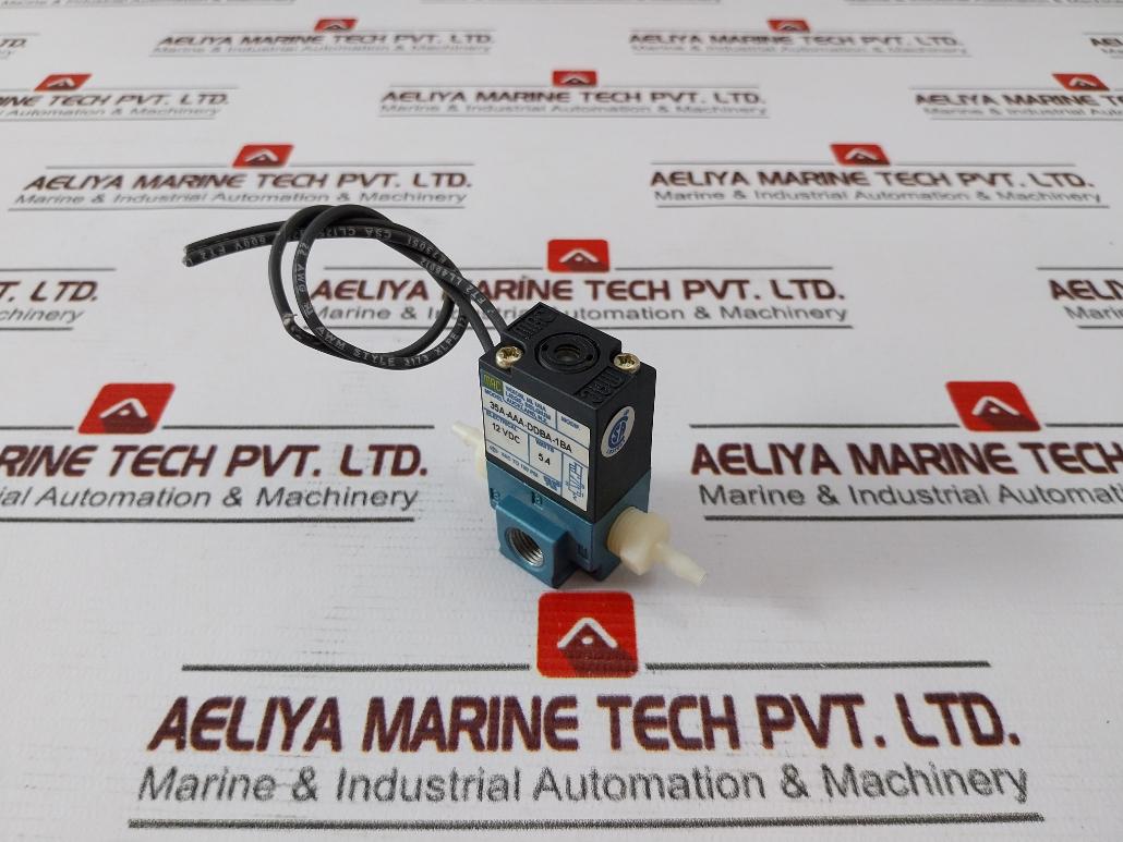 Mac 35A-aaa-ddba-1Ba Solenoid Valve 12 Vdc, 5.4 Watts, Vac To 120 Psi