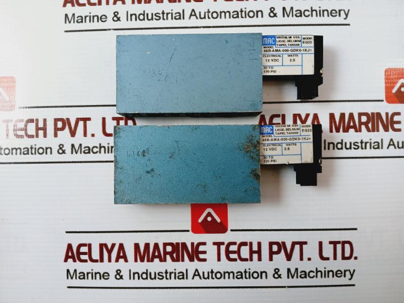 Mac 48B-ama-000-gdk0-1Kj= Single Solenoid Piloted Valve